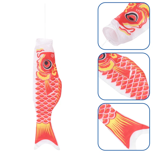 6 Pcs Cadeau Décoration Drapeau Carpe Suspendu Kite Poisson Japonais