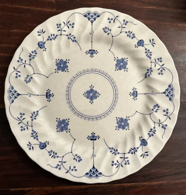 Vintage MYOTT Staffordshire FINLANDIA BLUE 10" Dinner Plate; Made In England