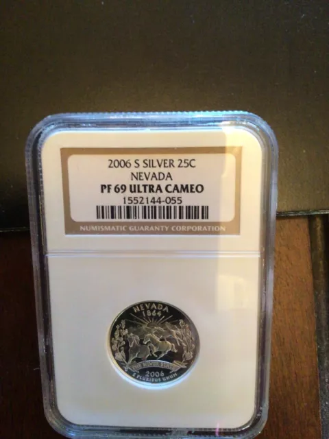 2006-S Silver Nevada Quarter NGC PF69 Ultra Cameo