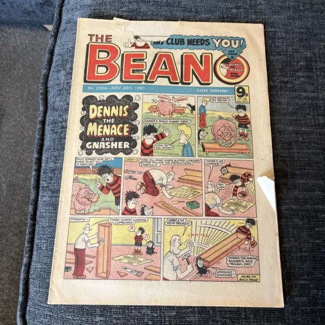 Beano Comic - #2054 - 28 November 1981