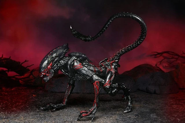 Aliens Kenner Tribute ULT Night Cougar Alien 7IN Figura de acción Aliens Kenner Tribute ULT Night Cougar Alien 7IN Figura de acción