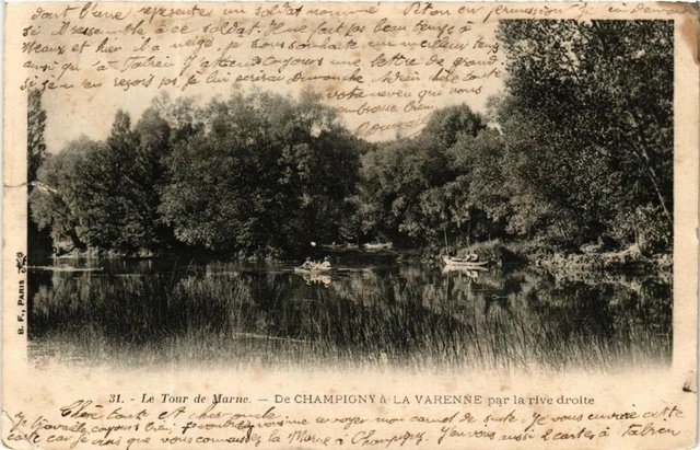 CPA AK Le Tour de Marne de CHAMPIGNY a la VARENNE by the right bank (600204)