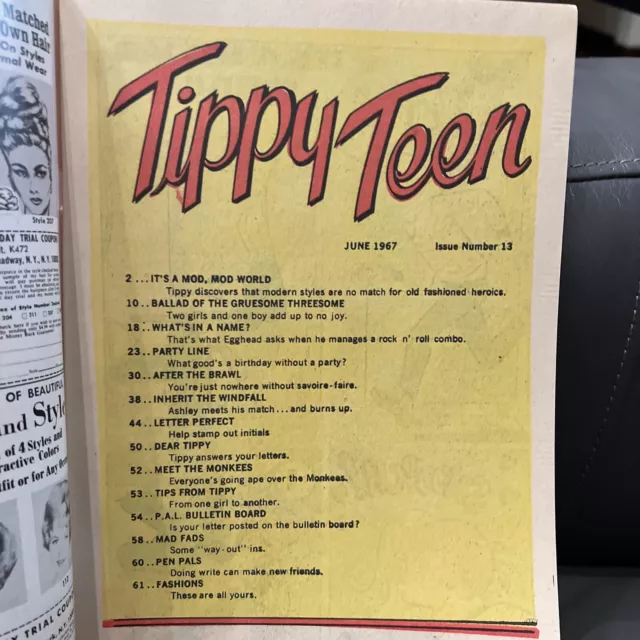 Tippy Teen #13 VG; Tippy Teen | June 1967 3