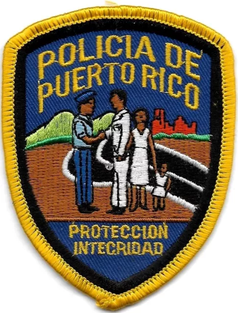 Puerto Rico Policia SAN JUAN Police Patch Bundes- Polizei Abzeichen 8,6 cm