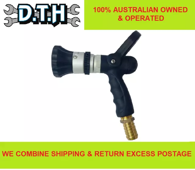 Ryset 3/4'' (19Mm) Heavy Duty Lever Action Fire Fighting Nozzle Barb Fitting