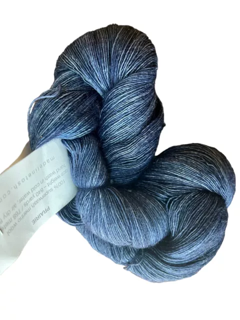 Madelinetosh Prairie Yarn Ink Superwash Merino Wool Lace 840 Yards Hand Dyed