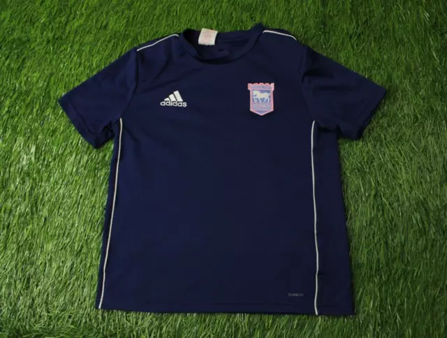 Maglia Calcio Ipswich Town 2017/2018 Maglia Allenamento Adidas Originale Giovane L