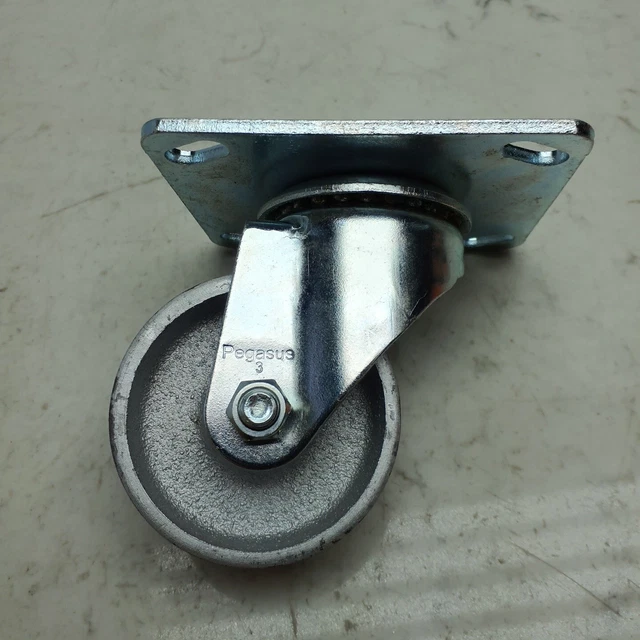 Pegasus 3" Swivel Plate Caster NSF-Listed 450 lb P12S-C030G-P3