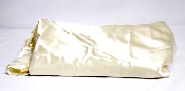 120 Inch Round Ivory Satin Tablecloth Wedding Catering Event Dinner Decorations