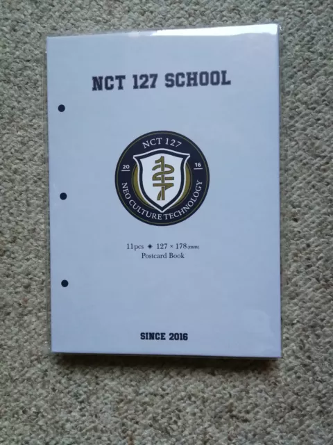 NCT 127 School Postcard Book komplettes Postcard Set