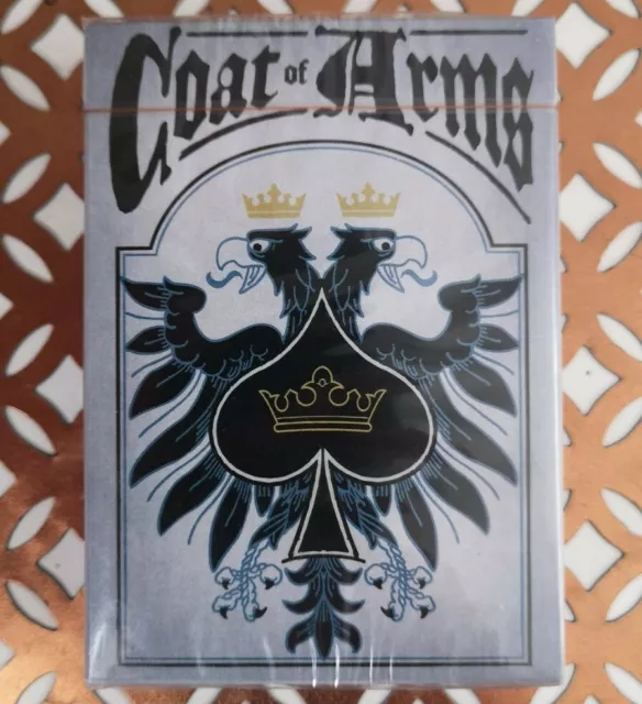 Escudo de Armas Playing Tarjetas Nuevo y Sellado Edición Limitada Mazo Colección