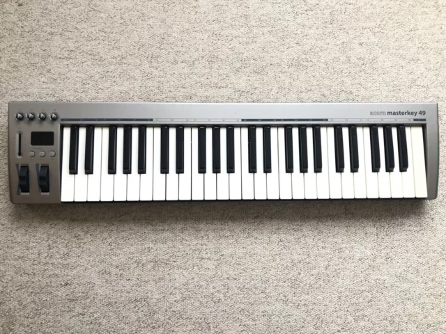 USB MIDI Piano Keyboard Controller ACORN Masterkey 49 - Fully Working