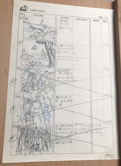JAYCE AND THE WHEELED WARRIORS Original Animation STORYBOARD Art Drawing DIC Ent