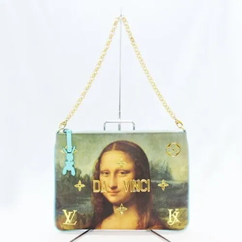 LOUIS VUITTON Da Vinci Mona Lisa Monogram Celty Mini Chain