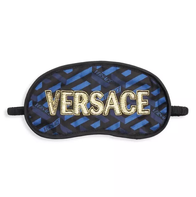 NWT Versace Sequin Logo Fabric Face Mask