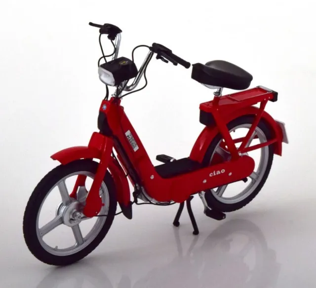 Model moped motorcycle Ciao Piaggio Red 1:10 vehicles Bike For