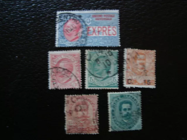 ITALIE - 6 timbres obliteres (A14) stamp italy