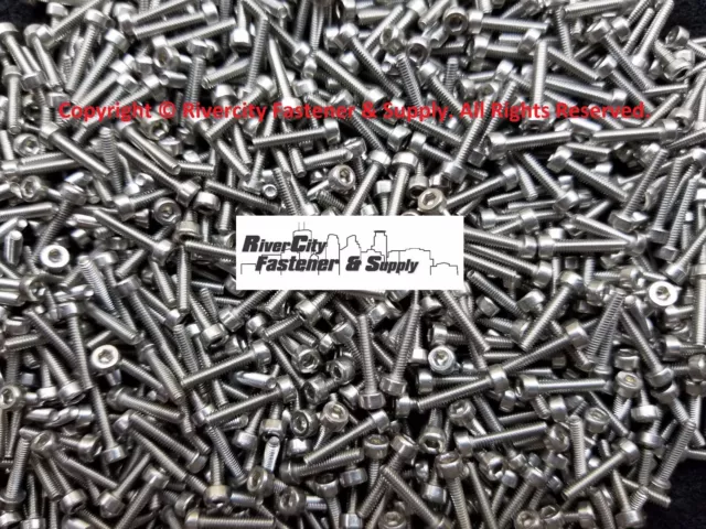 (100) M2-0.4x10 Socket Allen Head Cap Screws Stainless 2mm x 10mm Bolts M2 x .4