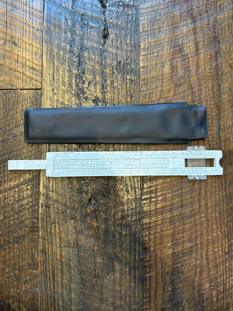VINTAGE STERLING DECIMAL Trig Log-Log Slide Ruler 12