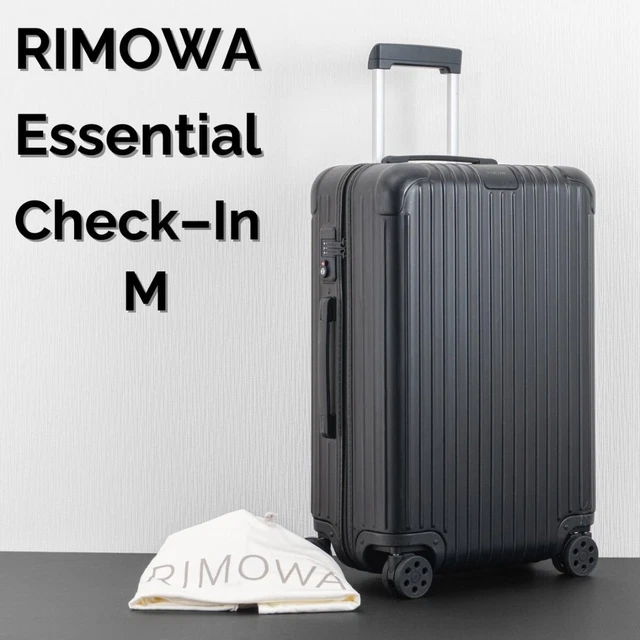 【RIMOWA】Essential Check-In M Essential Check-In M Lightweight Suitcase | gloss white | RIMOWA