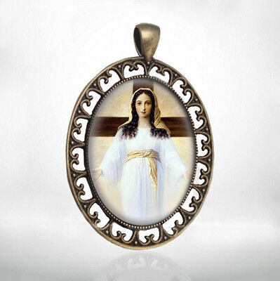 Our Lady of All Nations Virgin Mary Catholic Christian Medal Religious Pendant