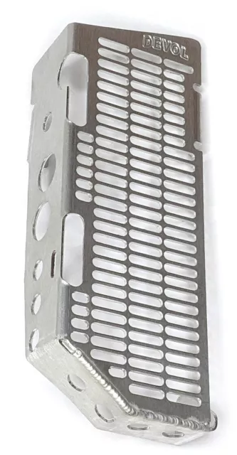 Aluminum Radiator Guard Devol 0101-2401 For 01-13 Kawasaki KX85 KX100