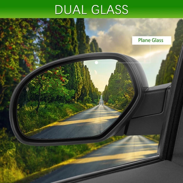 Driver View Mirror Power Heated Side LH For Silverado Sierra Tahoe Yukon XL