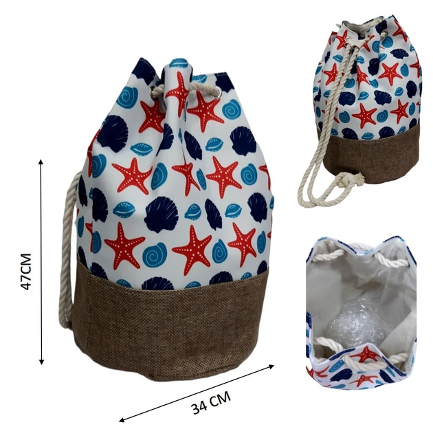 Sacca uomo mare sale
