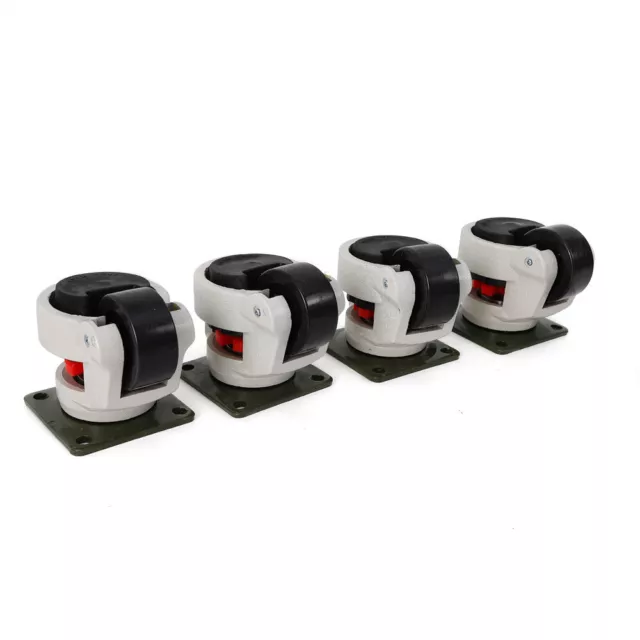 GD-80F Set of Leveling Casters 2200lbs Loadcapacity Caster High Wearability 4pcs