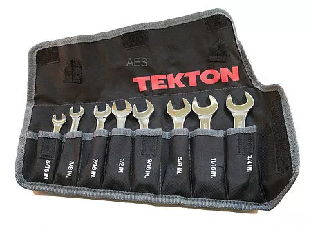 Aircraft Tools Brand New Tekton 8Pc Stubby Spanner Set Combination A/F