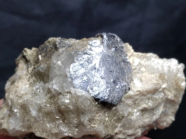 Molybdenite Specimen from Moly Hill, QC. (34.9 Grams)