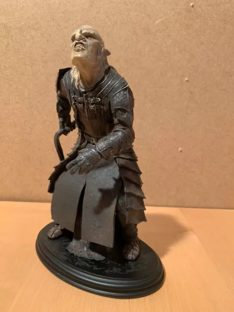 Herr der Ringe Lord of the rings Sideshow Weta HdR Lotr Statue Orc Overseer