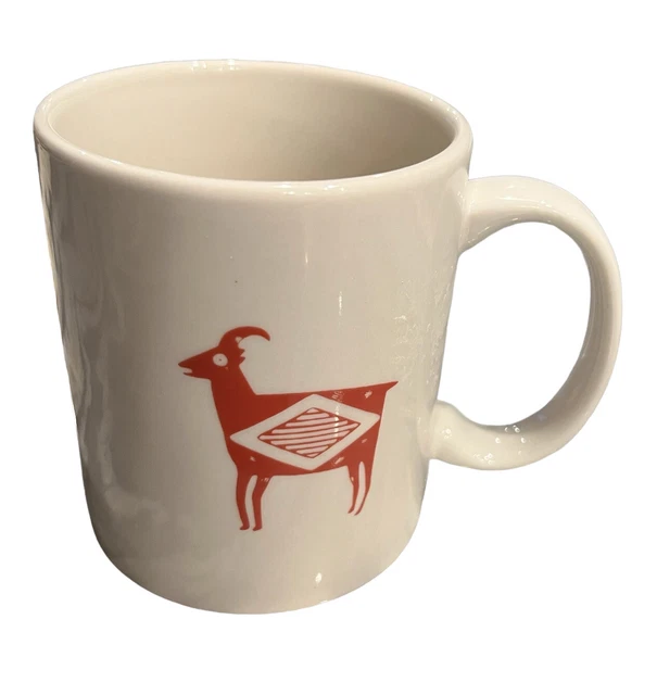 Pipestone Ancient Mimbreno Mug Coffee Cup Maroon Antelope Diner Style Santa Fe