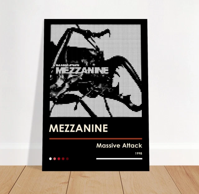 MASSIVE ATTACK / MEZZANINE 98 UKプロモ ポスター MASSIVE ATTACK / MEZZANINE 98 UKプロモ ポスター Massive