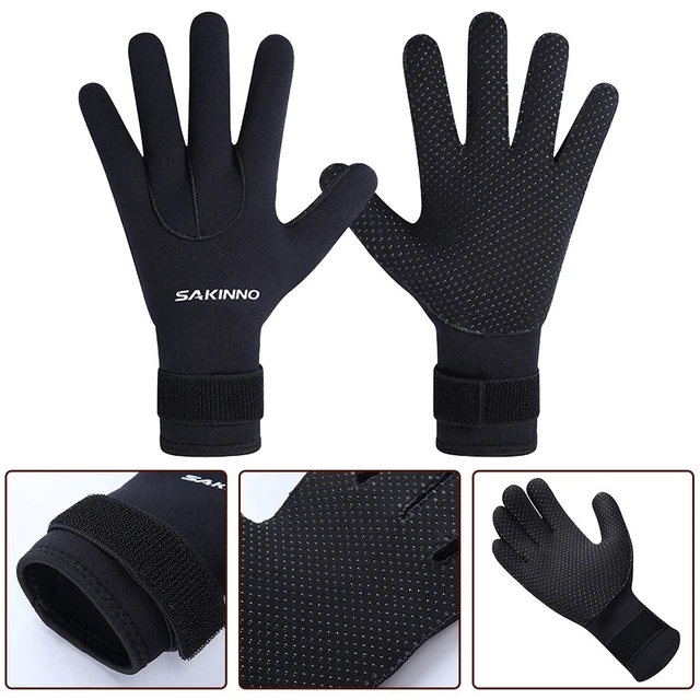Gants De Plongée 1,5mm Néoprène - Surf, Cyclisme Hiver - Poignet Élastique Réglable
