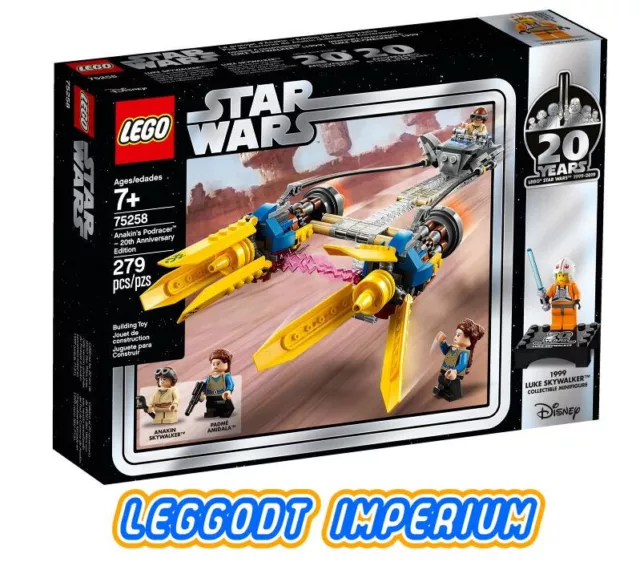 LEGO Anakin's Podracer – 20th Anniversary - Star Wars 1 75258 Sealed