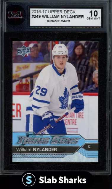 2016 Upper Deck William Nylander Young Guns Rookie #249 Ksa 10