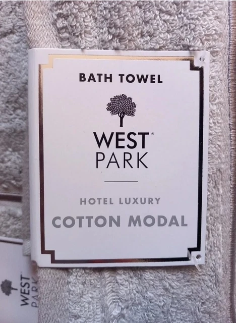 WEST PARK HOTEL Luxury 70 Cotton 30 Modal Bath Towel White 70 X