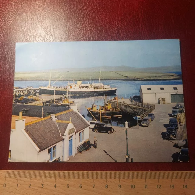 Vintage Postcard The St. Ola at Stromness Orkney