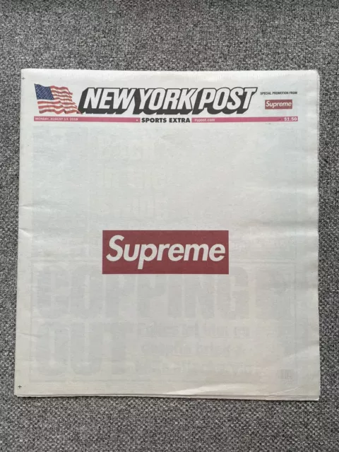 Supreme Newspaper - New York Post “Sports Extra” Edition