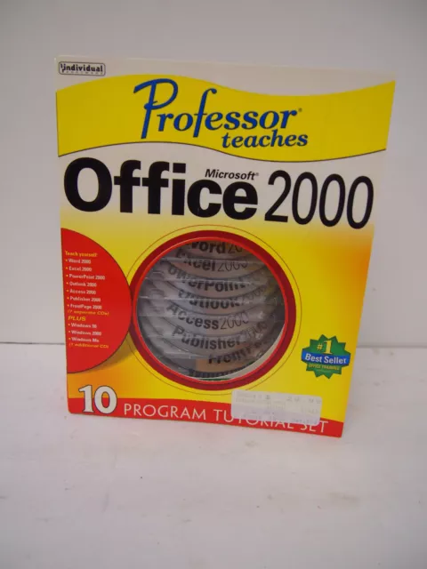 Professor Teaches 7 Cd Lot Windows Office 2000