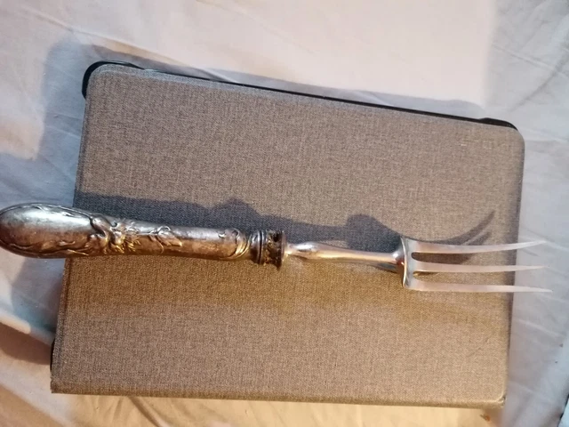 Service à Gigot En Métal Argenté Perrin 5 Pièces - Orfèvrerie Ancienne 1900