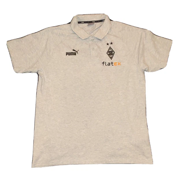 Borussia Mönchengladbach Puma  Polo T Shirt Größe L Gladbach Flatex