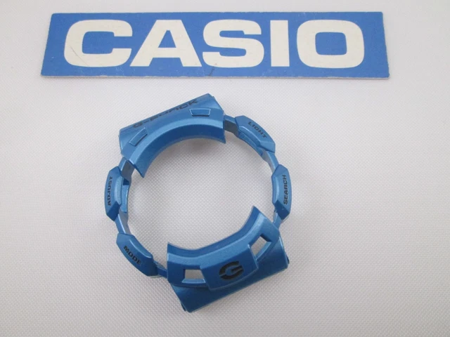 Genuine Casio G-Shock Gulfman Triple Crown G-9100TC blue resin watch bezel