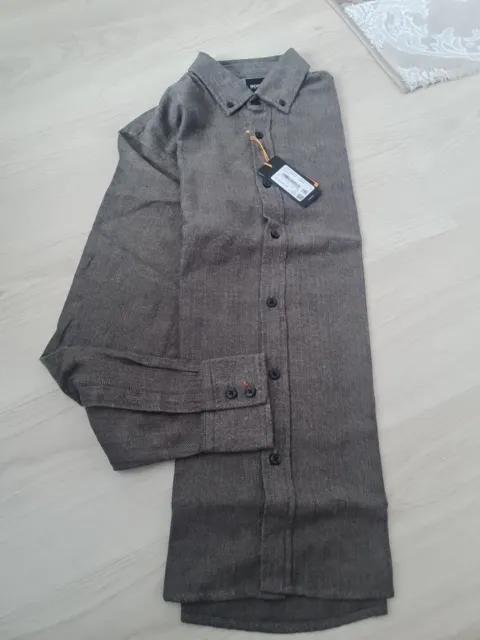 Hugo BOSS Hemd Langarm Gr.M Slim Fit