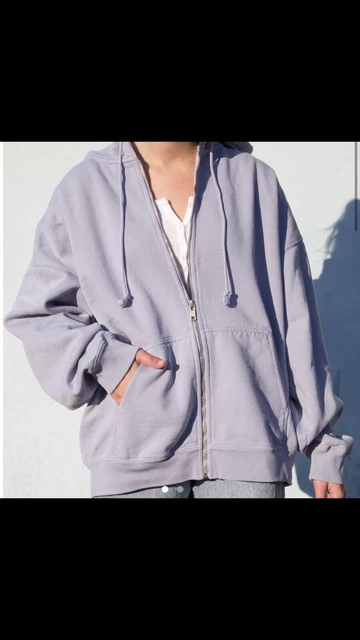 BRANDY MELVILLE CARLA hoodie periwinkle £11.50 - PicClick UK