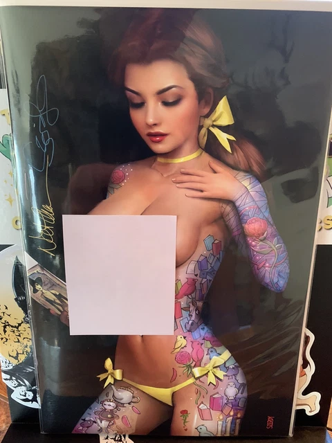 ZIRTY GIRLZ #3 BELLE Cosplay Topless Signed Nathan Szerdy