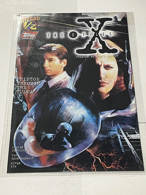 The X-Files #1/2 1996 Topps Comics Wizard Guide to Comics #53 COA VF/NM