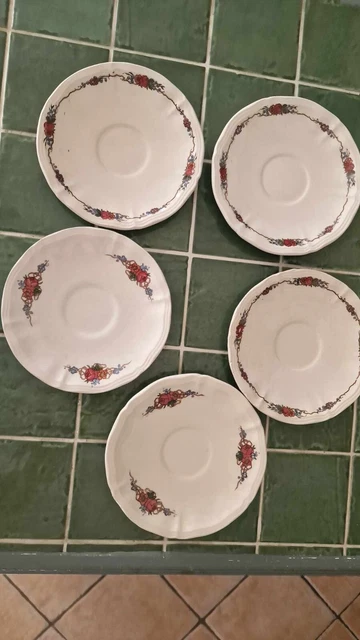 YALONG Lot De 4 Assiettes Plates Japonaises En Céramique De 17,8 Cm - Assiettes Peu Profondes