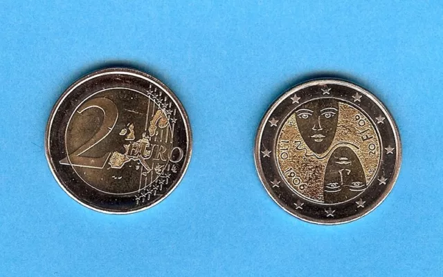 2 Euro Gedenkmünze 2006 aus Finnland, Parlamentsreform, bankfrisch, bfr